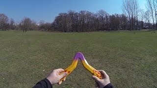 Throw Boomerang Windcraft from Boomerang Hunter  Rzut Bumerangiem od Łowcy Bumerangów [upl. by Asirrom]