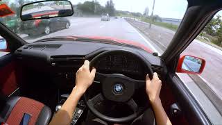 E30 BMW 318i 1JZGTE VVTi Drive [upl. by Dnalkrik]