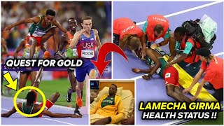 BREAKING Lamecha Girmas Condition Revealed After Steeplechase Fall at Paris Olympics [upl. by Itsa]