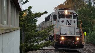 Seeing NJ Transit At Absecon NJ [upl. by Amein365]