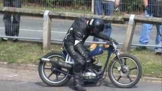 BSA BANTAM 125cc 1971 CHEESMAN SPECIAL AT THUNDERSPRINT PRACTICE 2012 [upl. by Bellamy]