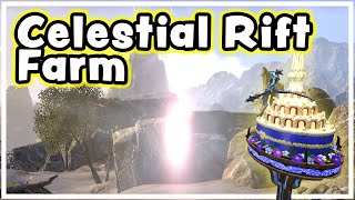 Another Easy and Fast Way to Farm Boxes Celestial Rift Anniversary Route  ESO [upl. by Nagirrek]