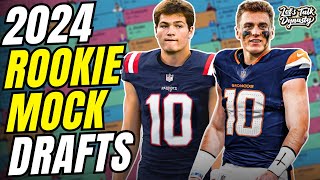 Multiple 4Round Superflex Rookie Mock Drafts PostNFL Draft  Dynasty Fantasy Football 2024 [upl. by Angelico787]