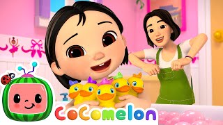 Five Little Ducks in the Bath Song  CoComelon Nursery Rhymes amp Kids Songs [upl. by Adnowal]