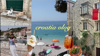 traveling in croatia 🌊  what I ate sights and activities [upl. by Perrins]