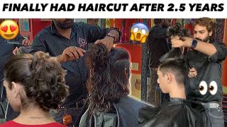 My Hair Transformation After 25 years 😱😍New Look 👀❤️‍🔥 hairtransformation haircut vlog [upl. by Winni509]