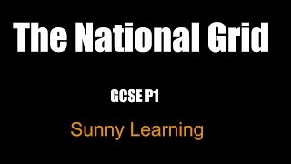 The National Grid  AQA Physics [upl. by Einyaj]