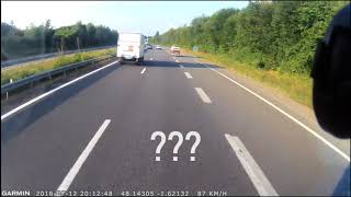 dashcam des fous un coucher soleil une arme [upl. by Ondine]