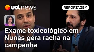 Após ataque de Marçal exame toxicológico em Nunes antes de debate gera racha na campanha  Landim [upl. by Acila]