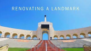 Inside the Renovation of The Iconic LA Memorial Coliseum [upl. by Norud700]