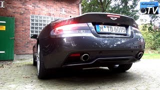 2014 Aston Martin DB9 517hp  Cold Start SOUND 1080p FULL HD [upl. by Susejedairam]