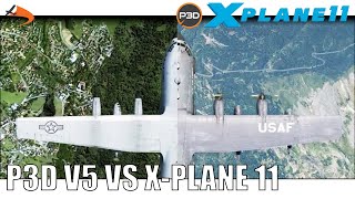 Prepar3D v5 vs XPlane 11 Vanilla No mods [upl. by Winshell423]