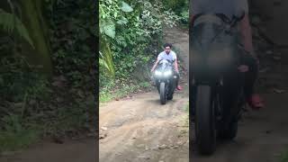 ගම් මැදින් යනවා❤️‍🔥😈automobile slbikes motorcycle zx10r [upl. by Helsie8]