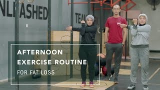 Afternoon Exercise Routine for Fat Loss with Carport Jakarta [upl. by Leonelle]