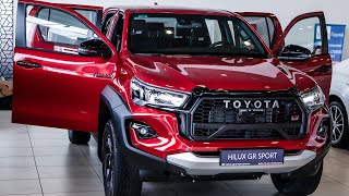 2025 Red Toyota Hilux GR Sport  in depth Walkaround 4K [upl. by Weidman842]