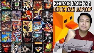 TUTORIAL BERMAIN GAME PS 1 GRAFIK HD 4K DI PC DAN LAPTOP KENTANG [upl. by Yeneffit]