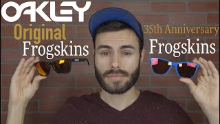 Oakley Original Frogskins vs 35th Anniversary Frogskins [upl. by Claribel623]