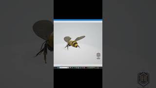 Bee 3D animation zbrush amp matrix rendering jewellery [upl. by Sined]