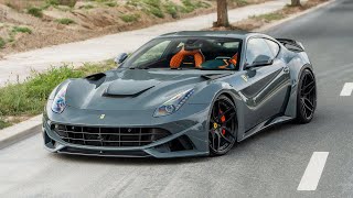 Novitec Ferrari F12 NLargo only exhaust sound V12 Heaven [upl. by Atnuhs616]