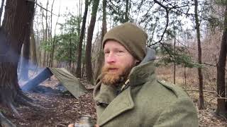 Bushcraft Short Plash Palakta Winter Camping WW2 Mountain Rucksack Frame Fire Polish Bread Bag [upl. by Fauver]