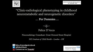 Pattern recognition in neurogenetic disorders for dummies Part 1 LEUKODYSTROPHIES [upl. by Samtsirhc536]