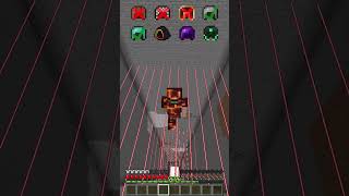 Laser Pit vs Armor Survive meme minecraft minecraft [upl. by Akenet]