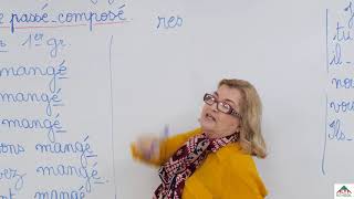 cours de français  5ème année primaire  le passé composé [upl. by Adnerol703]