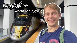 What’s it like to ride Brightline on a normal day  BRAND NEW Orlando Extension [upl. by Yntrok]