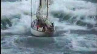 Stormy weather  sailboat in distress at sea [upl. by Genna]