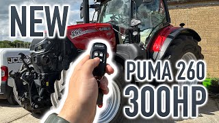 Case IH Puma 260 CVX first drive  POV  300 horse power [upl. by Barbabra]