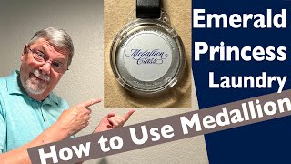 EMERALD PRINCESS LAUNDRY ROOM  How to Use your MEDALLION to do LAUNDRY [upl. by Ester]