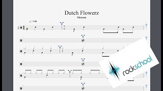 Dutch Flowerz Rockschool Grade 6 Drums [upl. by Isolt]