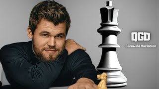 Magnus Carlsens Secret Weapon Against d4  👑s Gambit Declined Janowski Variation [upl. by Jb]