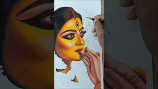 Maa Durga colourful painting 🖌️SeemaSinghart durgamaa art [upl. by Ahola147]