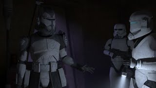 Commander Wolffe Appearance in the Bad Batch  Season 3 Episode 6 [upl. by Uranie454]