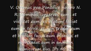 Oratio Pro Summo Pontifice [upl. by Otrebcire]