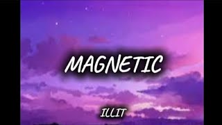 ILLIT  MAGNETIC LYRICS [upl. by Adnoral582]