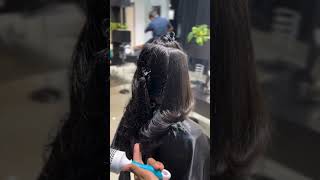 Glamorous Curls Hair Transformation CocoonSalon  Hairstyle Shorts [upl. by Ahsinrad]