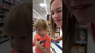 Grocery shopping at walmart with my toddler part 13❤️ shoppingbuddy groceryshopping portstrike [upl. by Klenk]