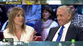 Tania Sánchez a Eduardo Inda quotTe voy a denunciarquot  laSexta Noche [upl. by Leavitt347]