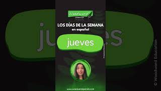 Los días de la semana en español  Days of the week Spanish Pronunciation  Learn Basic Spanish [upl. by Ajram874]