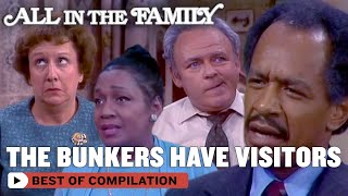 Every Time The Jeffersons Visited The Bunkers  All In The Family [upl. by Lisha182]