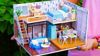 5 DIY Miniature Doll House Rooms 3 [upl. by Anelis564]