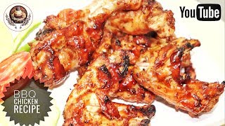 BBQ Chicken Recipe On Gass Stove  BEST BBQ Tandoori Wings  BY PREETI SEHDEV [upl. by Ocimad]