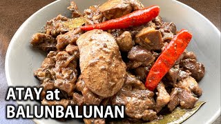 Masarap na Luto sa ATAY at BALUNBALUNAN ng manok  Pinoy RECIPE [upl. by Anat]