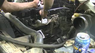 01 Cummins Injector Line Removal 072412 [upl. by Hortensia]