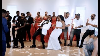 Epic Congolese x Guinean Wedding Entrance Dance  Mwana Nzambe [upl. by Aimal464]