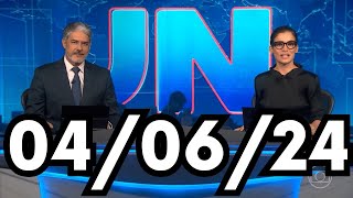 JORNAL NACIONAL AO VIVO 040624 [upl. by Tillford63]