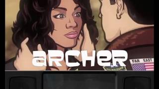 Archer Danger Zone Pinball Fx2 Video Backglass [upl. by Aneloaup597]