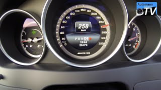 2014 Mercedes C63 AMG Coupe 487hp  0258 kmh acceleration 1080p [upl. by Yllom]